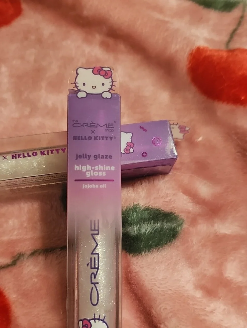 Hello Kitty Iridescent Jelly Glaze High-Shine Lip Gloss - Purple Packaging